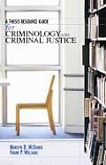 Thesis Resource Guide for Criminology & Criminal Justice