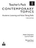 Contemporary Topics 1: Academic Listening and Note-Taking Skills, Teacher's Pack