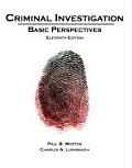 Criminal Investigation Basic Perspectives 11th edition