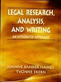 Legal Research Analysis & Writing An Integrated Approach
