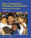 Early Childhood Program Management 3rd Edition P