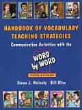 Handbook of Vocabulary Teaching Strategies Communication Activities with the Word by Word Picture Dictionary