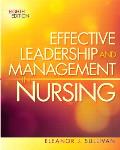 Effective Leadership & Management in Nursing 8th edition