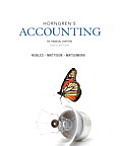 Horngrens Accounting The Financial Chapters