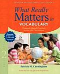 What Really Matters in Vocabulary: Research-Based Practices Across the Curriculum