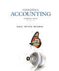 Horngrens Accounting The Managerial Chapters & New Myaccountinglab With Etext Access Card Package