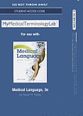 New Mymedicalterminologylab Access Card For Medical Language