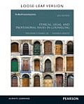 Ethical Legal & Professional Issues In Counseling Loose Leaf Version