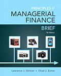 Principles of Managerial Finance Brief 7th Edition
