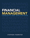 Financial Management Concepts & Applications Plus New Myfinancelab With Pearson Etext Access Card Package