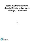 Teaching Students With Special Needs In Inclusive Settings Enhanced Pearson Etext With Loose Leaf Version Access Card Package