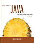 Starting Out With Java From Control Structures Through Objects Plus Myprogramminglab With Pearson Etext Access Card Package