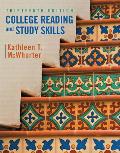 College Reading & Study Skills Plus Myreadinglab With Pearson Etext Access Card Package