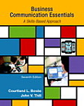 Business Communication Essentials Plus Mybcommlab With Pearson Etext Access Card Package
