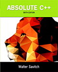 Absolute C++ Plus Myprogramminglab With Pearson Etext Access Card Package