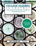 College Algebra in Context with Integrated Review and Worksheets Plus Mylab Math with Pearson Etext-- 24-Month Access Card Package [With Access Code]