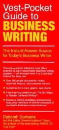Vest Pocket Guide To Business Writing
