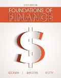 Foundations of Finance Plus Mylab Finance with Pearson Etext -- Access Card Package [With Access Code]
