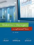 Statistics For Managers Using Microsoft Excel Plus Mystatlab With Pearson Etext Access Card Package