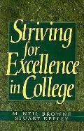 Striving For Excellence In College