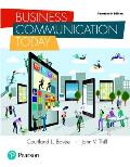 Business Communication Today Plus Mybcommlab With Pearson Etext Access Card Package