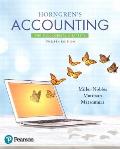 Horngrens Accounting The Managerial Chapters Plus Myaccountinglab With Pearson Etext Access Card Package