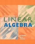 Introduction To Linear Algebra Classic Version