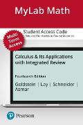 Mylab Math with Pearson Etext -- 24-Month Standalone Access Card -- For Calculus & Its Applications with Integrated Review