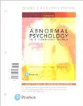 Abnormal Psychology In A Changing World Books A La Carte Edition Plus Mypsychlab With Pearson Etext Access Card Package