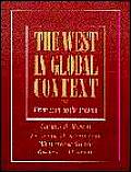 West In Global Context From 1500 To The Present The