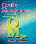 Quality Management Creating & Sustaining Organizational Effectiveness