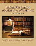 Legal Research, Analysis, and Writing (4TH 12 - Old Edition)