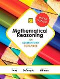 Mathematical Reasoning for Elementary Teachers Plus Mylab Math Media Update -- 24 Month Access Card Package [With Access Code]