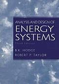 Analysis and Design of Energy Systems