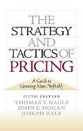 Strategy & Tactics of Pricing