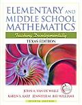 Texas Edition of Elementary and Middle School Mathematics