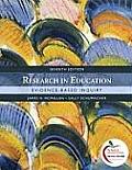 Research in Education: Evidence-Based Inquiry