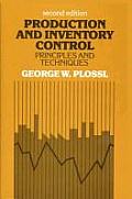 Production & Inventory Control Principles & Techniques