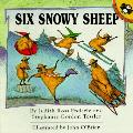 Six Snowy Sheep