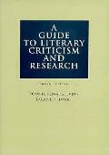 Guide To Literary Criticism & Research 3rd Edition