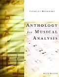 Anthology For Musical Analysis 6th Edition