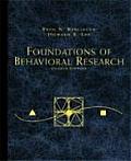 Foundations Of Behavioral Research 4th Edition