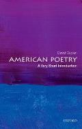 American Poetry A Very Short Introduction