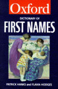 Oxford Dictionary Of First Names