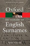 Dictionary of English Surnames OQR