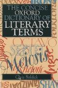 Concise Oxford Dictionary Of Literary Terms
