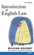 Introduction to English Law: (Originally Elements of English Law)