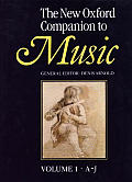New Oxford Companion To Music Volume 1 A J Volume 2 K Z