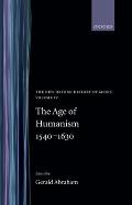 New Oxford History of Music Volume IV The Age of Humanism 1540 1630
