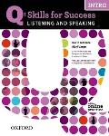 Q Skills For Success Intro Listening & Speaking Student Book With Student Access Code Card